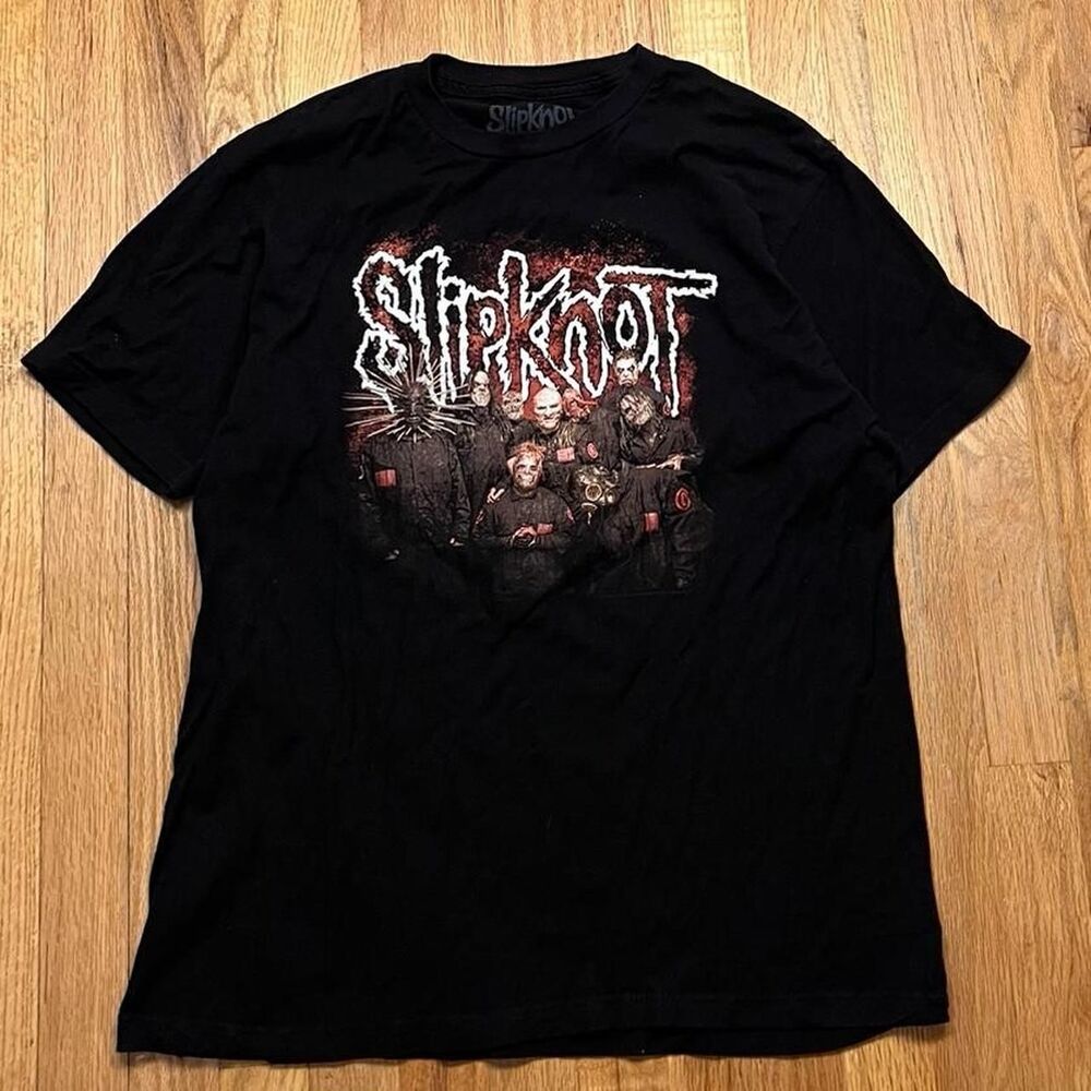 Slipknot Men's Black T-shirt